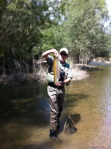 A good rainbow fished with nymph and strike indicator